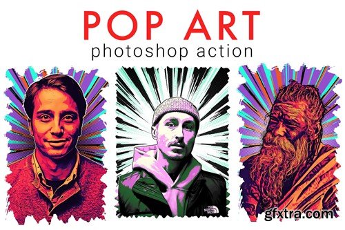 POP ART Photoshop Action 7KXR77Y