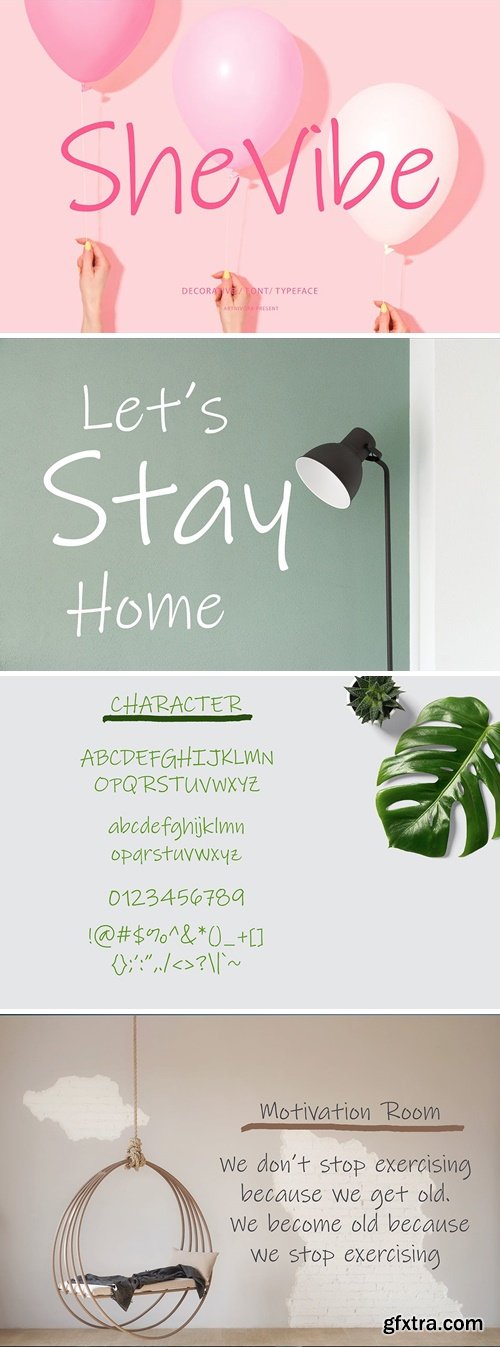 Shevibe - Decorative Font