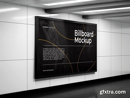 Urban City Billboard Mockup 3QYQ3BC