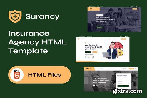Surancy - Insurance Company HTML Template 9EJ4YS8