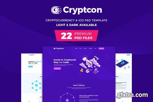 Crypton | ICO & Crypto Currency PSD Template S4SH6CB Crypton | ICO & Crypto Currency PSD Template S4SH6CB