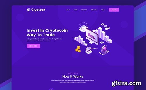 Crypton | ICO & Crypto Currency PSD Template S4SH6CB Crypton | ICO & Crypto Currency PSD Template S4SH6CB