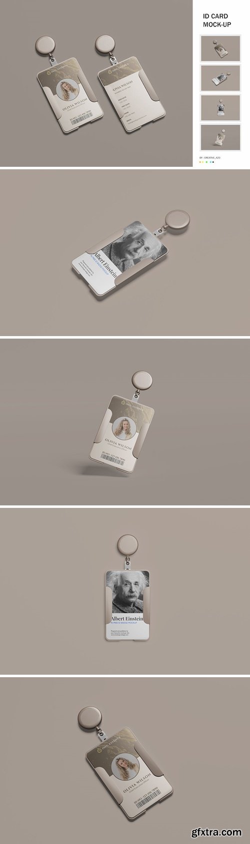 Id Card Mockup R95NDFU