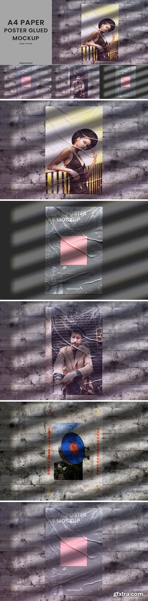 A4 Paper Poster Glued Retro Stlye 8WU2K2B A4 Paper Poster Glued Retro Stlye 8WU2K2B