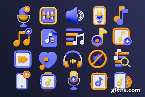 Music Tool 3D Icon XH5WVGE