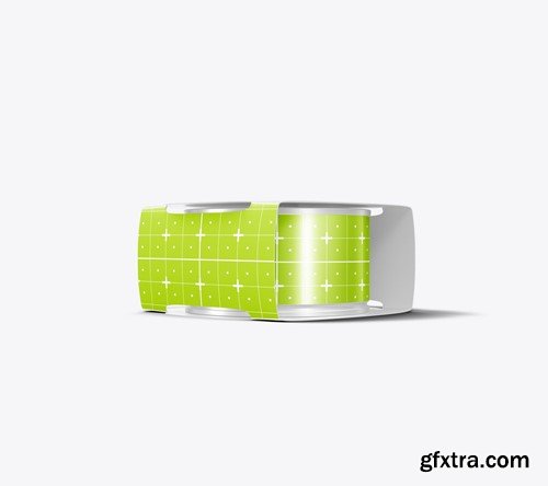 Single Can with Packaging Mockup BKMBLYF Single Can with Packaging Mockup BKMBLYF