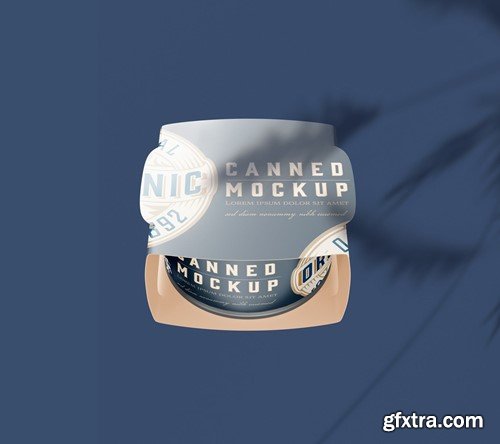 Single Can with Packaging Mockup BKMBLYF Single Can with Packaging Mockup BKMBLYF