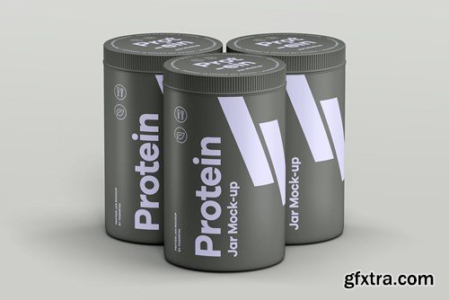 Protein Tall Jar Mock-up SJEKSA4