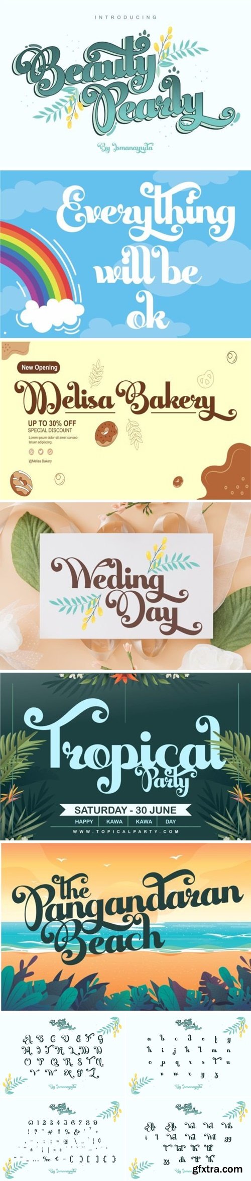 Beauty Pearly Font