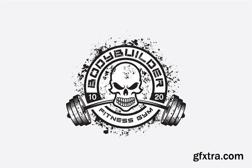 Fitness T-Shirt Template 1 J3P3KG Fitness T-Shirt Template 1 J3P3KG