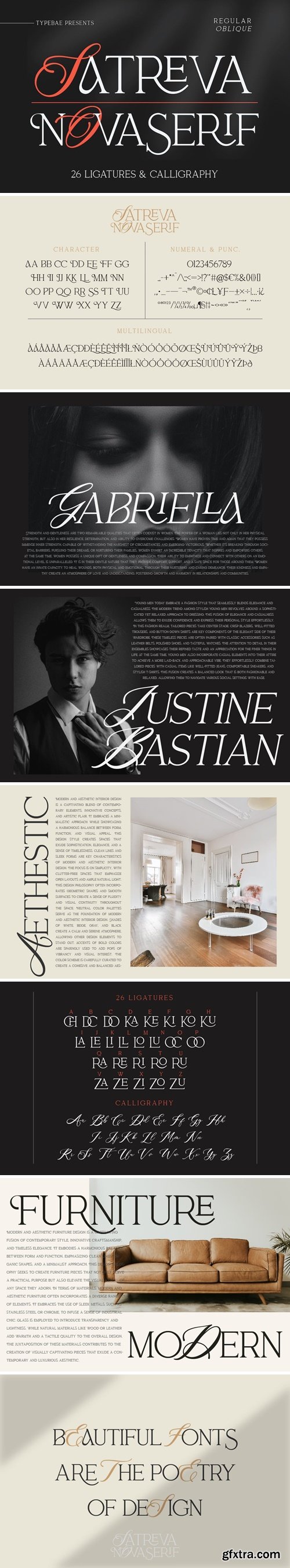 Satreva Nova Serif Font Satreva Nova Serif Font