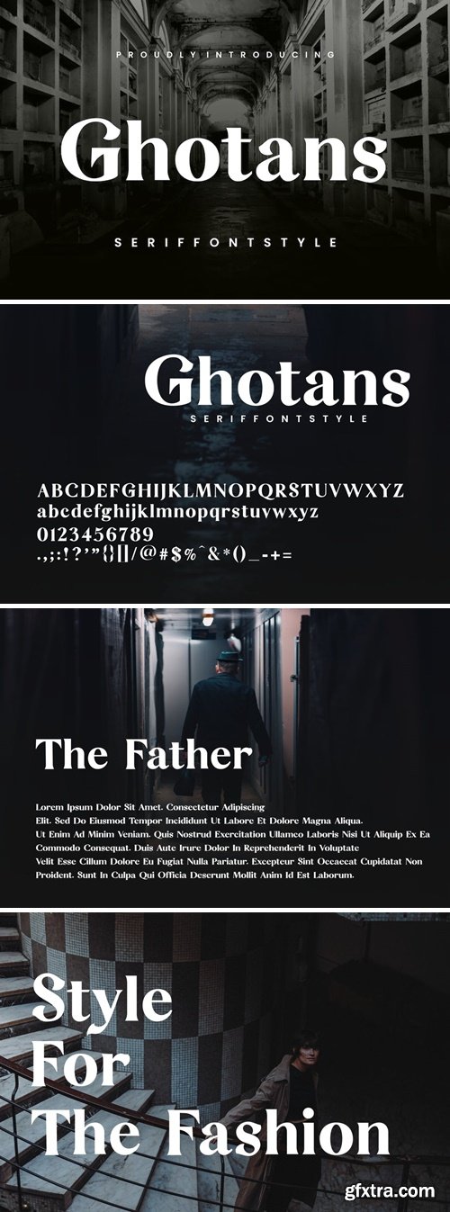 Ghotans - Serif Font