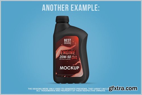 Matte Motor Oil Bottle Mockup QZPL8GM Matte Motor Oil Bottle Mockup QZPL8GM