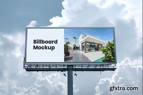 Billboard PSD Mockup KMGHU4C Billboard PSD Mockup KMGHU4C