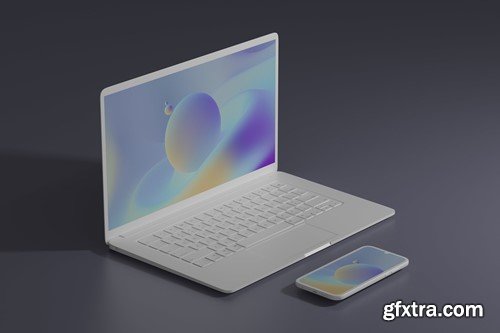 Laptop & Phone Mockup 8PZR3NU Laptop & Phone Mockup 8PZR3NU