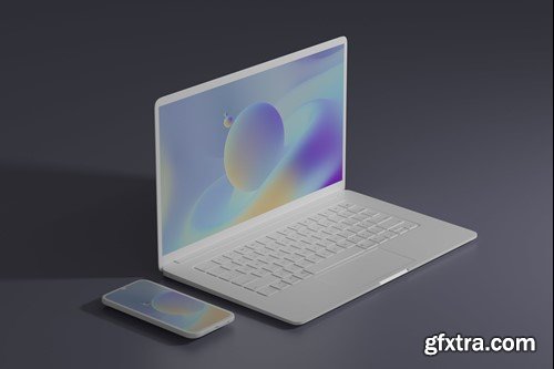 Laptop & Phone Mockup 8PZR3NU Laptop & Phone Mockup 8PZR3NU