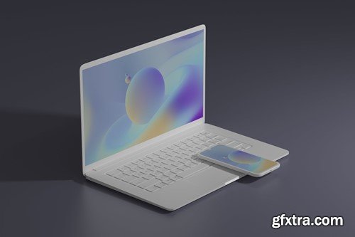 Laptop & Phone Mockup 8PZR3NU Laptop & Phone Mockup 8PZR3NU