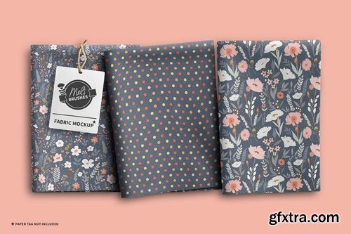 Folded Fabrics Mockup 3GG7VHN