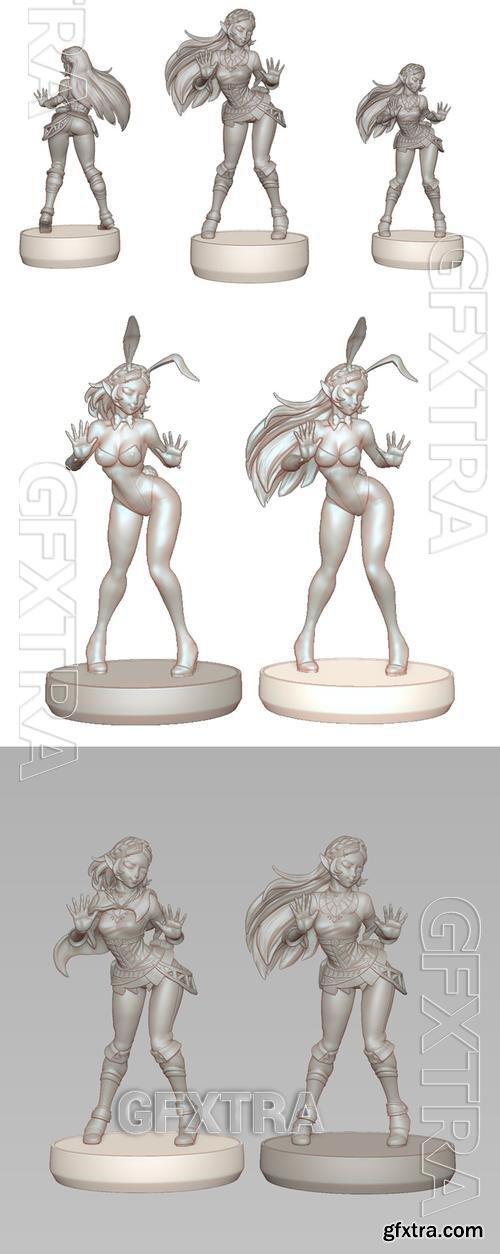 Dale Zelda Dale and Zelda Bunny - Totk and Botw &ndash; 3D Print Model