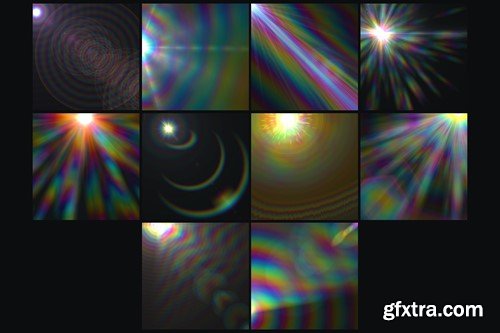 Iridescent Lens Flares Overlays C9Y8X2F Iridescent Lens Flares Overlays C9Y8X2F