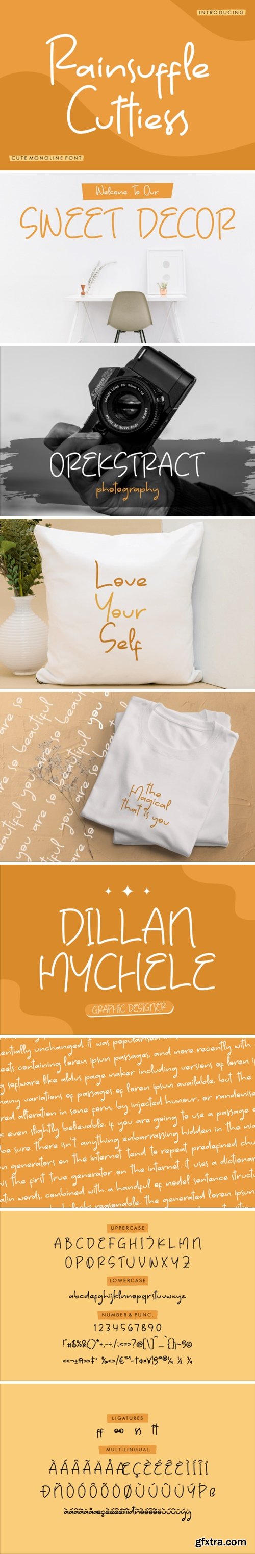 Rainsuffle Cutties Font