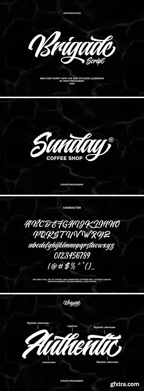 Brigade Script Font