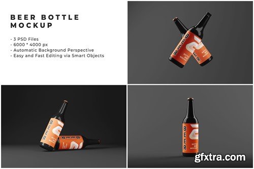 Beer Bottle Mockup U3SYKMP