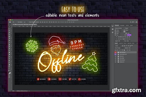 Christmas Twitch Kit 5U4PRLQ Christmas Twitch Kit 5U4PRLQ