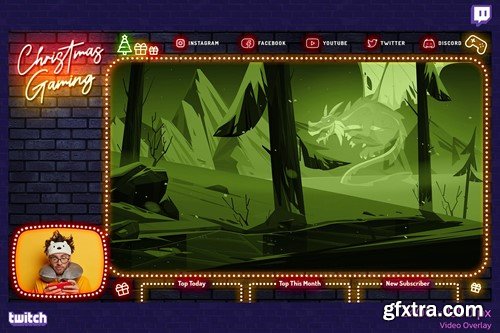 Christmas Twitch Kit 5U4PRLQ Christmas Twitch Kit 5U4PRLQ