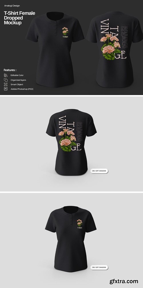 T-Shirt Female Dropped LNYVXDM