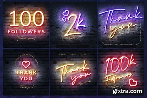 Thank You Neon Instagram SHSF52J Thank You Neon Instagram SHSF52J