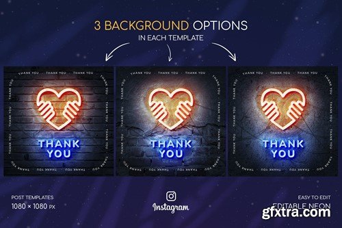 Thank You Neon Instagram SHSF52J Thank You Neon Instagram SHSF52J