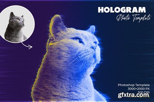 Hologram Photo Template SW6TM9R Hologram Photo Template SW6TM9R