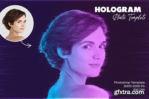 Hologram Photo Template SW6TM9R Hologram Photo Template SW6TM9R