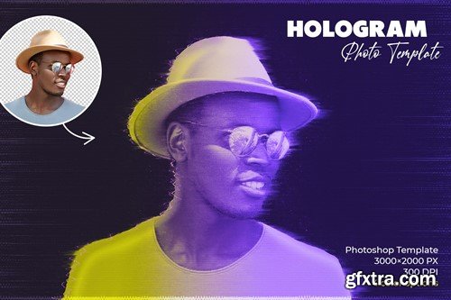 Hologram Photo Template SW6TM9R Hologram Photo Template SW6TM9R