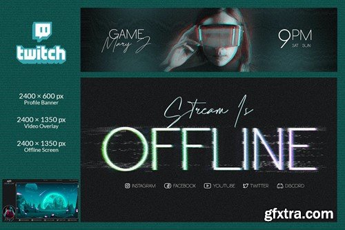 Glitch Twitch – Gamer Kit SCX25M2 Glitch Twitch – Gamer Kit SCX25M2