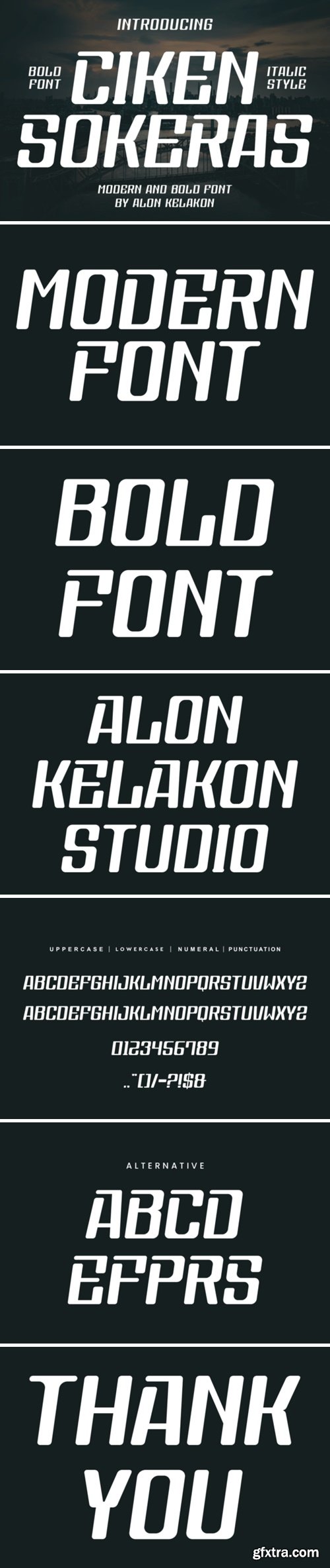 Ciken Sokeras Font