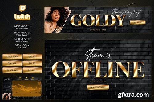 Gold Twitch Kit ETPWLNF Gold Twitch Kit ETPWLNF