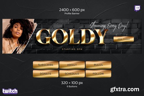 Gold Twitch Kit ETPWLNF Gold Twitch Kit ETPWLNF