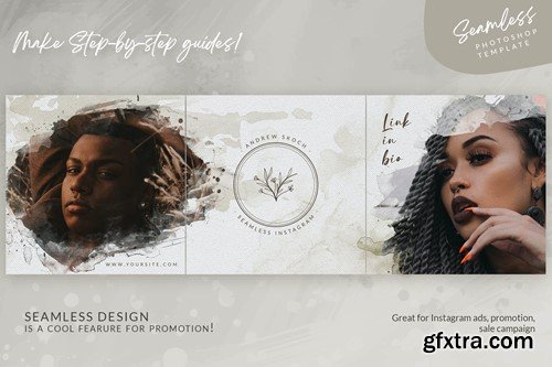 Watercolor Instagram Carousel BMFB4PC Watercolor Instagram Carousel BMFB4PC