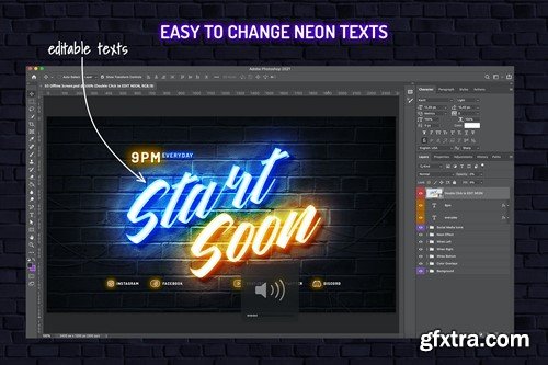 Neon Podcast Twitch Kit QACCKNP Neon Podcast Twitch Kit QACCKNP