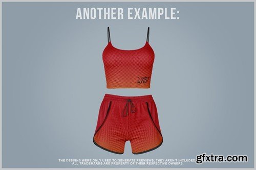 Leggings Women's Clothing Fitness Mockup RAUC9FL