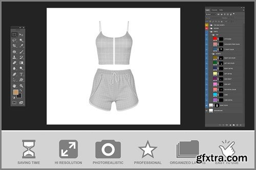 Leggings Women's Clothing Fitness Mockup RAUC9FL