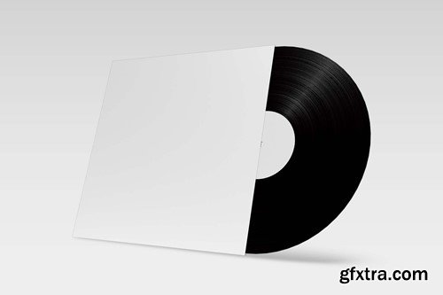 Vinyl Record Mockup B9SRYHT