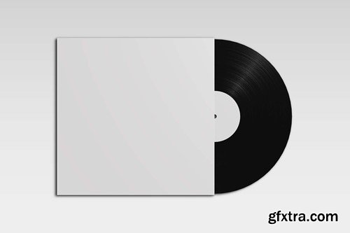 Vinyl Record Mockup B9SRYHT