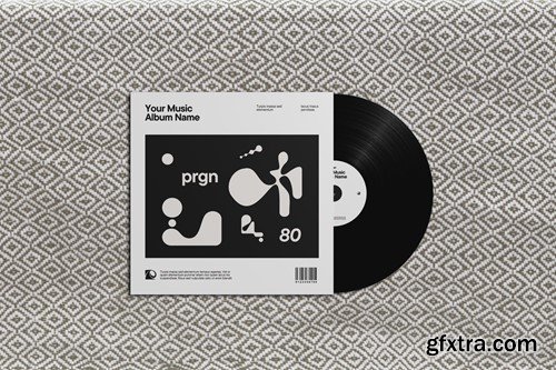 Vinyl Record Mockup B9SRYHT