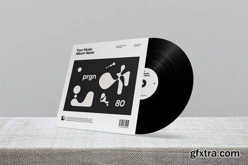 Vinyl Record Mockup B9SRYHT