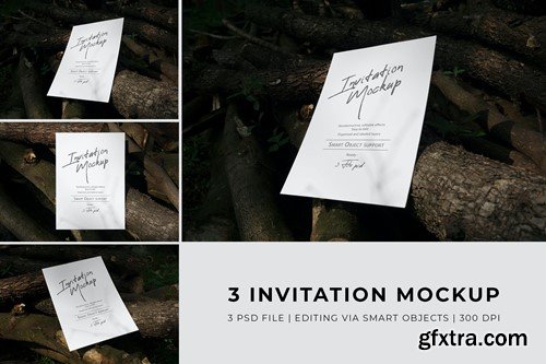 Realistic Invitation Mockup HSE3BFA Realistic Invitation Mockup HSE3BFA