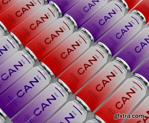 Beer or Soda Cans Mockup N4RQLDW Beer or Soda Cans Mockup N4RQLDW