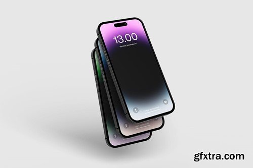 MI - Perspective View Smartphone Mockup PSF6LE3 MI - Perspective View Smartphone Mockup PSF6LE3